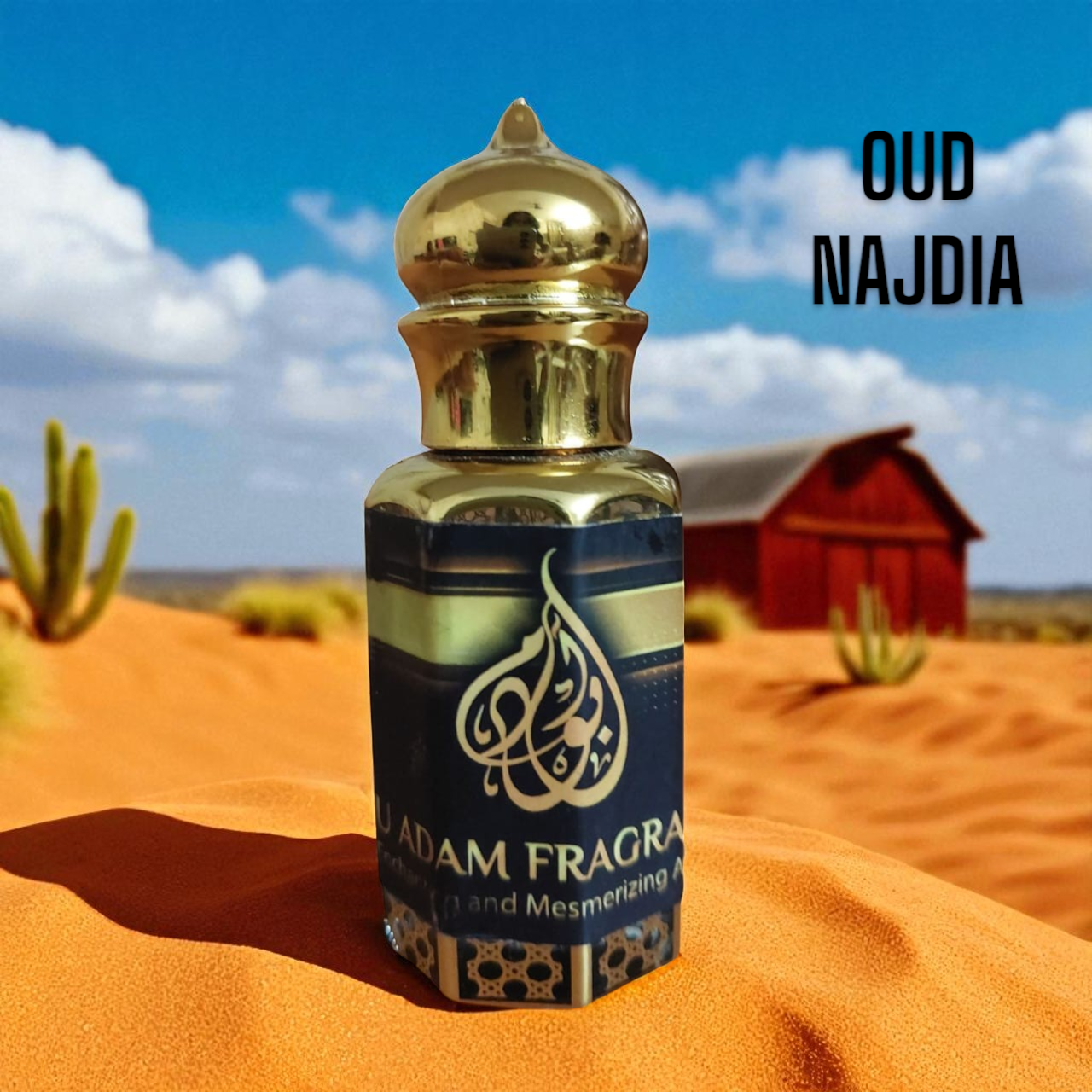 Oud Najdia by Abu Adam Concentrated Perfume Oil, 12 ml (1 tola), Alcohol-Free, Unisex Attar