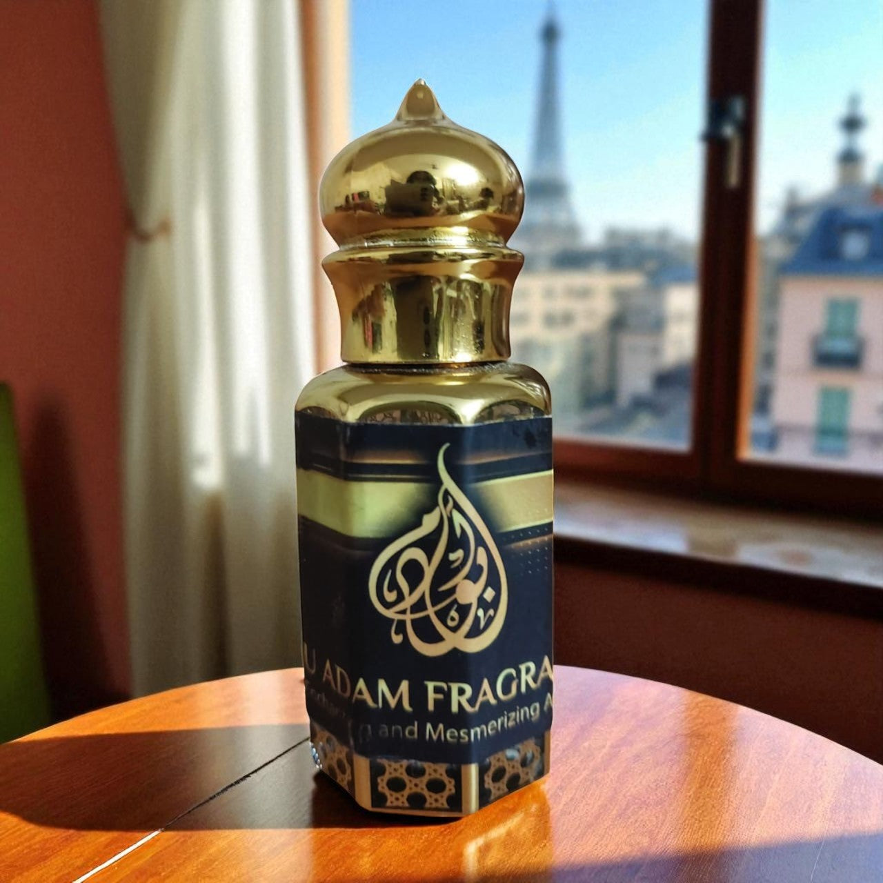 Amber wood by Abu Adam Concentrated Perfume Oil, 12 ml, Alcohol-Free, Unisex Attar