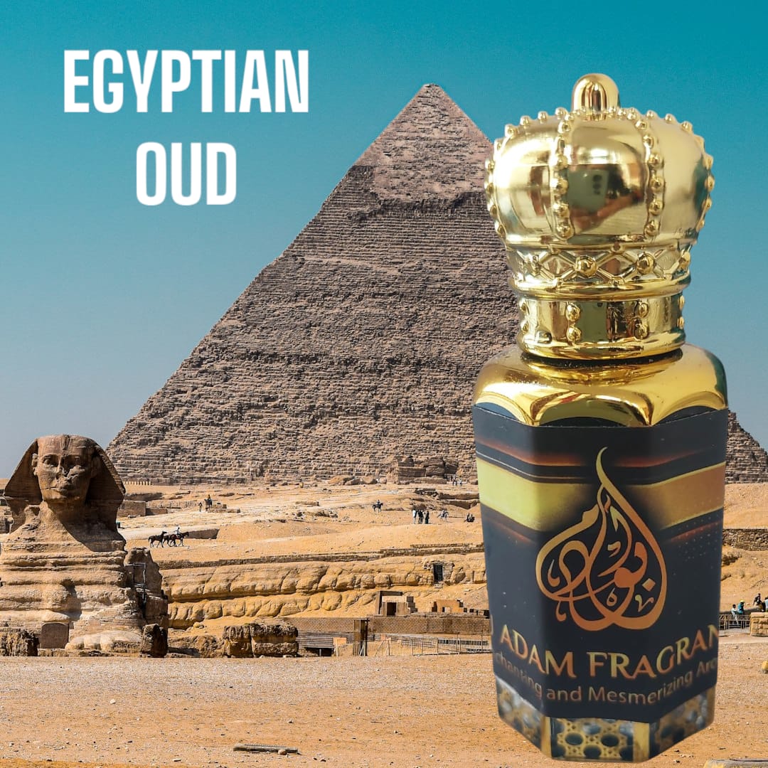 Egyptian Oud by Abu Adam, Arabian Concentrated Perfume Oil, 12 ml, Alcohol-Free, Unisex Attar